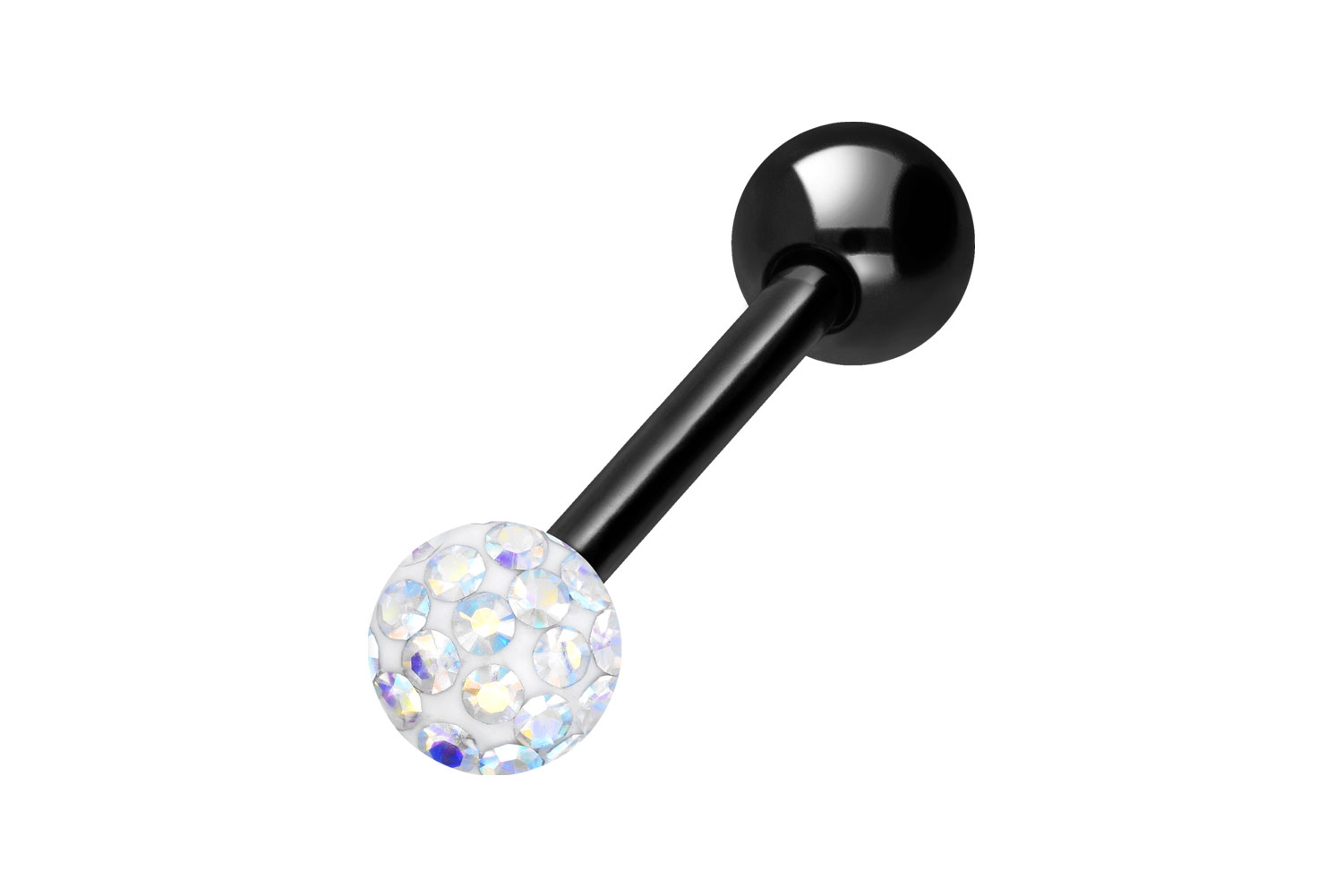 Titan Barbell Piercing EPOXY- + TITAN-KUGEL